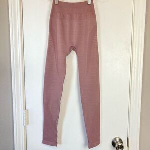 Alphalete Amplify Contour Leggings Dust Rose Pink Athletic Compression Pants XS